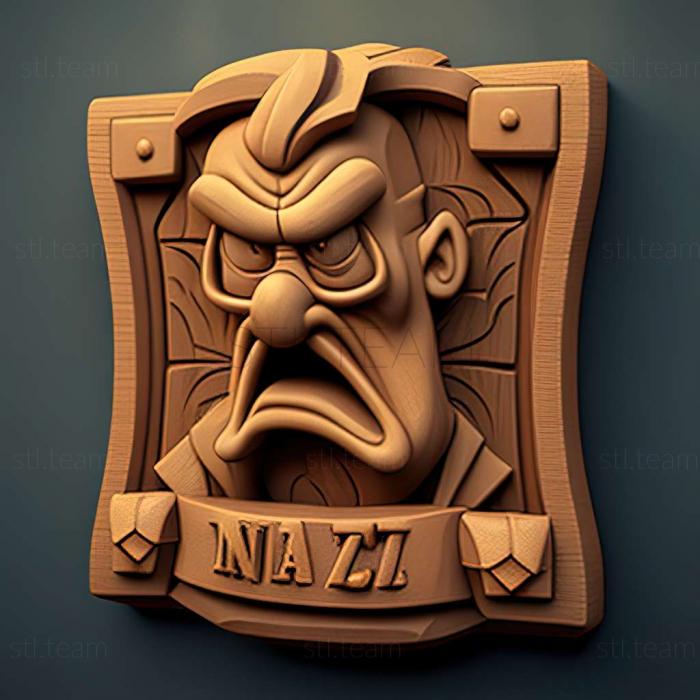 3D model Taz Wanted game (STL)